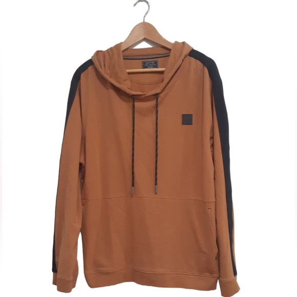 Ted Baker London Men's Warbr Hoodie Mustard Size Large - Picture 5 of 12